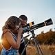 Teleskop für Kinder Erwachsene Anfänger -Öffnung Refraktor-Teleskop für Stargazing mit verstellbarem Stativ Telefon-Adapter perfekte Astronomie Geschenke für Kinder
