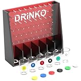 Fairly Odd Novelties DRINKO Drinking Game - Social Shot Glass Party Fun for Groups & Couples - Multicolor, Glass Shots, Durable Board with Metal Pegs - The Ultimate Party Starter!