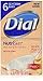 Dial NutriSkin White Peach and Shea Butter Glycerin Bar Soap 4 oz(6 Bars)