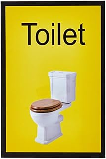 UK Safety Store DMS.08F-RP Toilet Dementia sign Rigid Plastic 200mm x 300mm