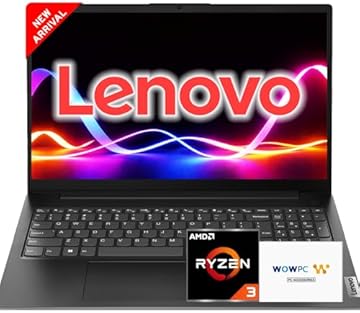 IdeaPad Slim 3 Business Laptop with Backlit Keyboard, 15.6" FHD IPS Display, AMD Ryzen 5 5625U (Outperforms i7-1355U), 16GB RAM, 1TB SSD, SD Card Reader, Windows 11 Pro, WOWPC Recovery USB