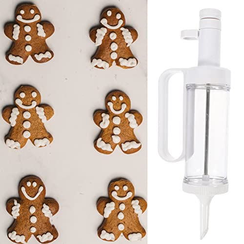 Hemoton 1 Set Dessert Decorating Syringe Set Icing Dispenser Cupcake Filling Injector With Icing Nozzles Dessert Cream Piping Syringe Nozzles Kits For Cake Cookies #TOP6