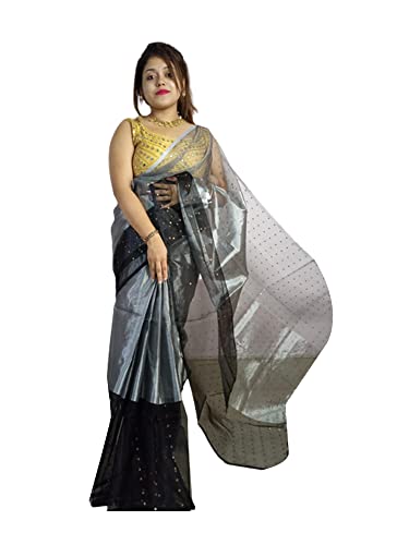 Sari jamdani musulman haut de gamme en mousseline tissée main 995c