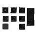 Screw Feet Cover Kit Rubber Boot Pad Replacement for Sony PS3 Slim 2000 3000 Console( Pack of 9 )