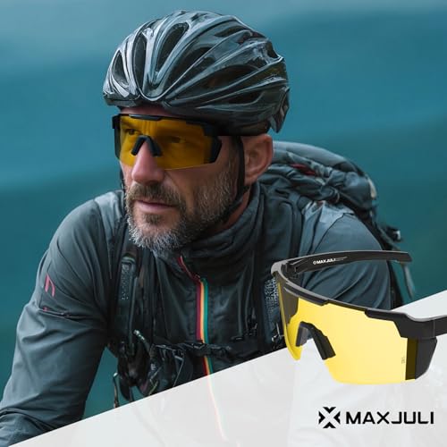 Image of MAXJULI XL Z87 Sunglasses for Big Wide Heads Men TR90 Ultralight UV400 Protection Work Glasses Z8225