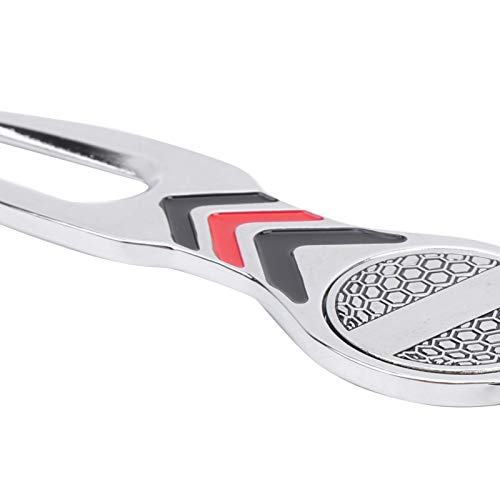 Fishawk Ferramenta de reparo Divot, ferramenta de reparo de divotas de liga de alumínio leve e longa