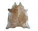 Sunshine Cowhides Alfombra de Piel de Vaca Beige 190 x 160 cm...