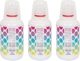 Re-Coll Collagen Liquid 10000mg - Beauty Blend by Davinia Taylor, High Strength Collagen with Hyaluronic Acid, Collagen Supplements for Women & Men, Contains Bovine & Marine Collagen, Citrus (3 Pack)