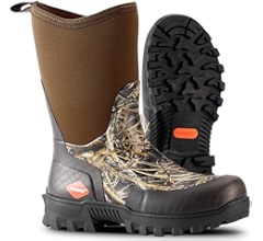 Amazon.com | Showave Men's Mid Calf Rubber Work Boots