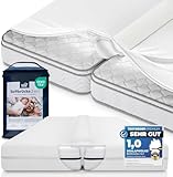 Liebesbrücke für Matratzen mit Spannbettlaken,Unverrutschbar durch Anti-Rutsch Bezug,Matratzenkeil...