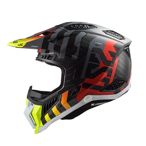 Capacete Ls2 X Force Barrier Carbono Motocross Trilha (56)