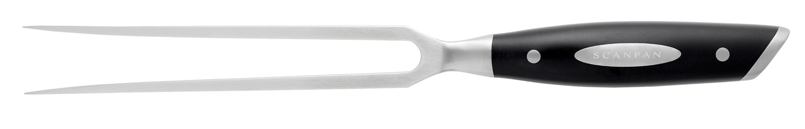 SCANPAN Set couteau à viande 20 cm et fourchette à découper 15 cm, inox, Classic