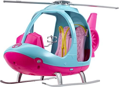 Barbie Helikopter, różowo-niebieski, dla dzieci w wieku od 3 do 7 lat, FWY29