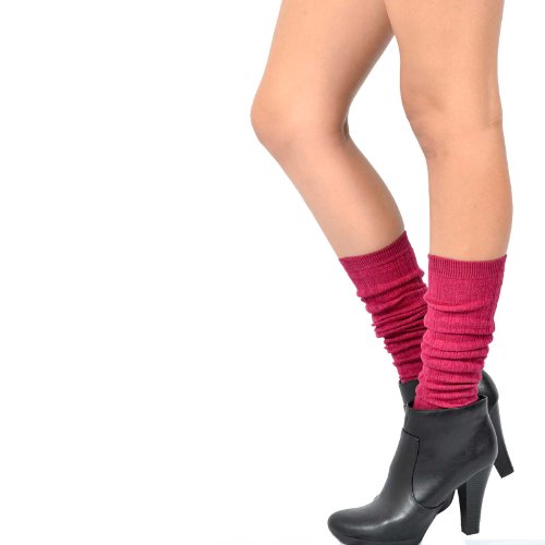 Image of Fashionable Cotton Slouchy Boot Socks for Women and Girls: Long Thigh Highs, Over-the-Knee Highs, and Knee Highs