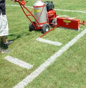 TRUELINE Football Soccer Field Paint Lining Machine Hash Marker Box Attachment