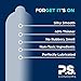 PS Condoms Extra Large Latex Condoms for Men - Odorless and 100% Vegan - Exceptionally Thin, Lubricated, and Clear Condoms - XL 12 Pack