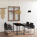 Matériaux résistants aux intempéries et entretien facile. La table dispose d'un plateau en verre lisse facile à nettoyer avec un chiffon humide. Les chaises sont fabriquées en rotin PE imperméable, ce qui les rend parfaites pour une utilisation en extérieur et prolonge la durée de vie des meubles.