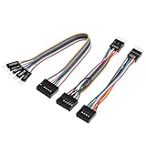 ELFJMZP Motherboard Front Panel Adapter Kit: Power Switch/USB 2.0/Audio Connector for Business Desktop Mainboards (Qitian/Yangtian/ThinkCentre-Compatible) to Standard ATX Case