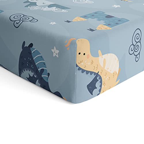 Natemia Organic Cotton Percale Fitted Crib Sheets - 28 X 52 For Standard Crib And Toddler Mattresses - Made In Portugal #TOP1