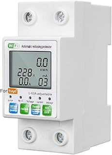 Smart Meter Energys Monitor Compteurs électriques monophasés pour Zigbee Smart Energys Disjoncteur de protection contre les fuites