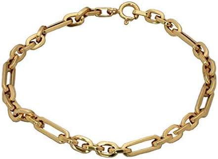 Amazon Oro Eterno ブレスレット 18k 18金 メンズ 人気 イタリア製 cm K18 イエローゴールド Aba3058 Yellow ブレスレット 通販