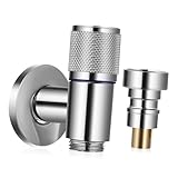 Toddmomy Edelstahl Waschmaschinen Absperrventil mit Automatischer Wasserstoppfunktion Leicht zu...