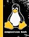 Produktbild Composition Book: Linux Mascot Logo Tux the Penguin Nerd Geek Sysadmin Vintage Notebook Journal