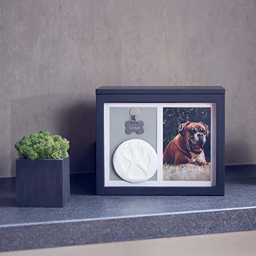 Chasing Tails Urne Commemorative Per Cani Per Ceneri – Urne Commemorative Per Cani Per Ceneri Personalizzate, Urne Per Gatti Per Ceneri Per Cani Piccole – Include Kit Per Stampa Di Zampe, Cornice E - 8