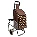 Panier d'achat Multifonctionnel avec Chariot de Sac en Tissu de Chaise/Chariot à Bagages/Petit Chariot Chariots d'épicerie de supermarché pour Personnes âgées/Diables de Stockage, n° 5 (n° 4), Chari