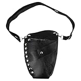 JOINPAYA Estuche para Herramientas de Peluquería y Tijeras, Riñonera de Cuero Duradera Cinturón Ajustable, Tamaño Compacto para Peluqueros Profesionales y Uso en Barberías