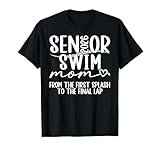 Proud Swim Senior Mom 2026 Mom of A Senior Swimmer Mama 2026 T-Shirt