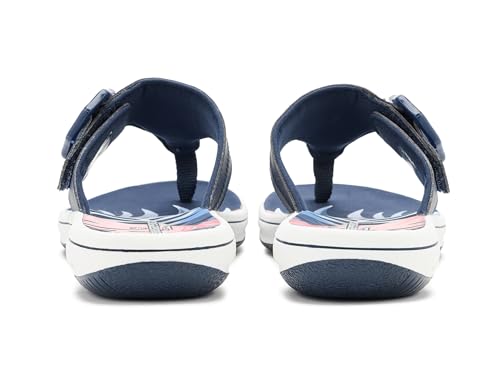 Clarks Cloudsteppers Womens Breeze Cove, Navy Synthetic, 9 Medium US - image 9
