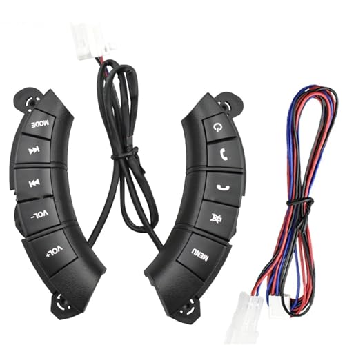 Boutons commande volant pour Great Wall Hover H3 H5 2010-2013 commutateur audio noir