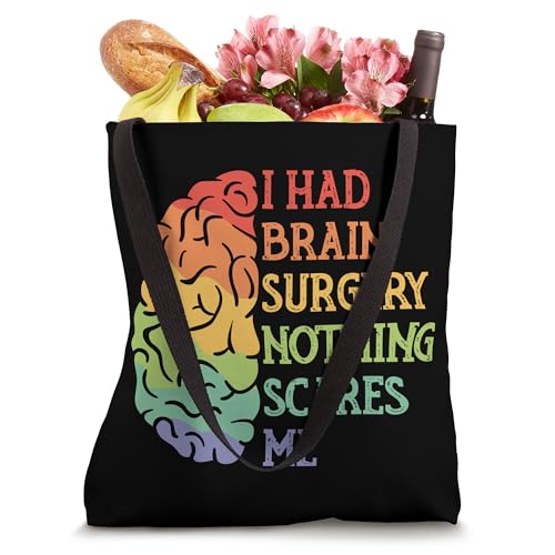 I Had Brain Surgery Nothing Scares Me Survivor Tote Bag miniatura 4