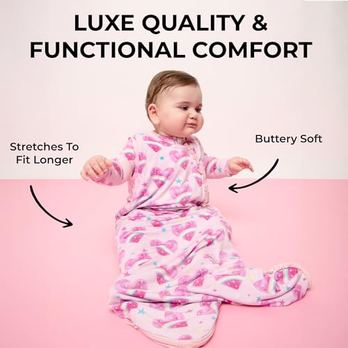 Image of Posh Peanut Baby Sleep Sacks - Sleeveless Swaddle Sacks & Sleeping Bags - Extra Long 2 Way Zipper - 1 TOG