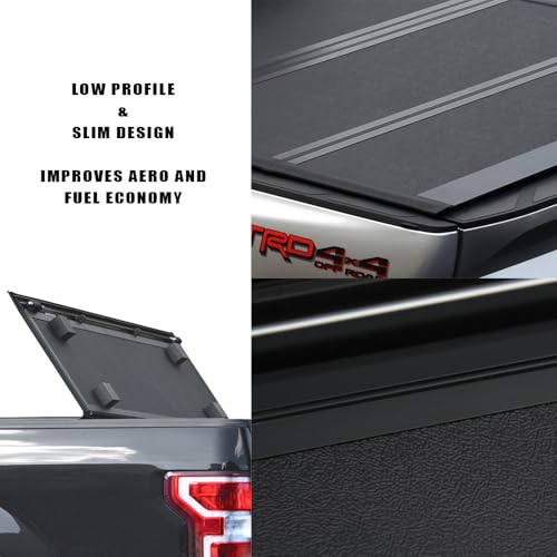 Armordillo CoveRex TFX Low Profile Flush Mount Hard Tri-Fold Truck Bed Tonneau Cover|Compatible with 2016 2017-2024 Titan 5.5 Ft (66") Short Bed|8738344|Truck Bed Cover by ARMORDILLO - Image 3