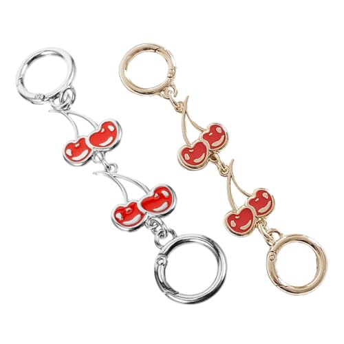 Angoily 2個 チェリー バッグ チェーン ベルト バッグ バム