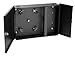 Hellermann Tyton FEWM24 Wall Mount Fiber Enclosure-Unloaded, Accepts 4 Adapter Panels for Fiber Counts 24/36, Black