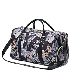 Canvas Black Gray floral