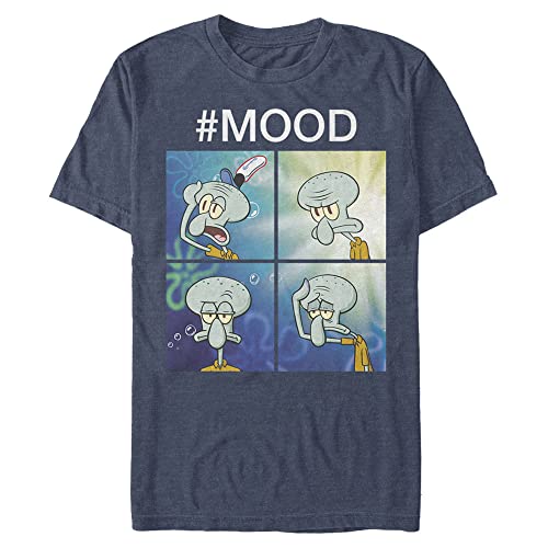 Nickelodeon Calamar Mood t-shirt coton noir vêtement imprimé