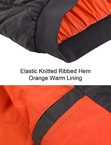 Magcomsen Winter Jackets For Men Full Zip Warm Bomber Jacket Windproof Flight Jackets Spring Fall Baseball Jacket Black,L #TOP6