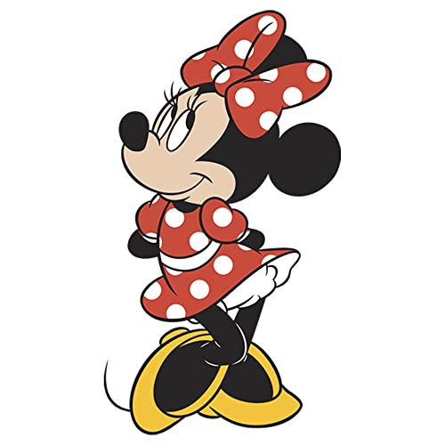 Disney Characters Traditional Minnie Girl's Solid Crew Tee2