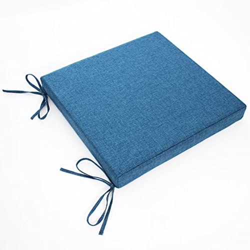 Coussin de chaise bleu pour repas conviviaux en salle à manger
