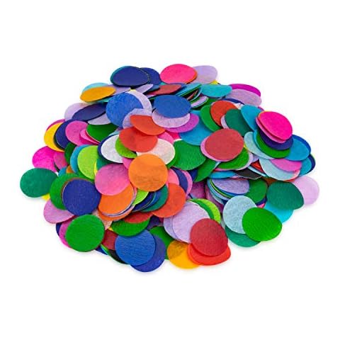 Hygloss Products for Arts and Crafts, DIY Projects, and Much More-20 Colors-2400 Pieces, 20 Assorted Colors, 2.54 cm Cover
