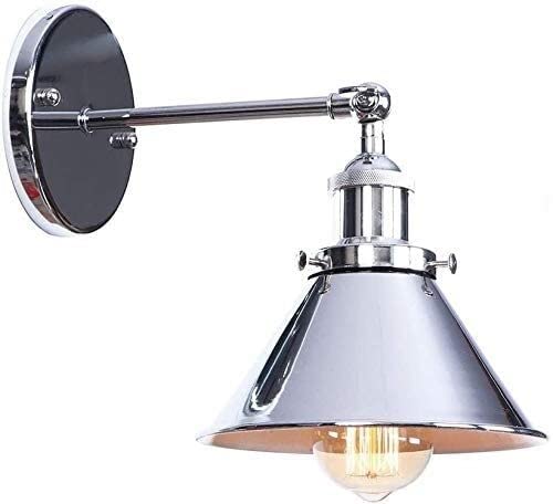 Lámpara de techo cónica de metal industrial WQHPLMD para comedor y dormitorio 4