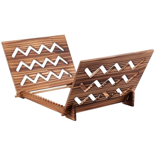 BENECREAT Soporte para discos de vinilo estante para discos de vinilo: álbum de vinilo organizador de madera de pino para decoración del hogar, álbum de archivos de revistas 38 x 28 x 21 cm