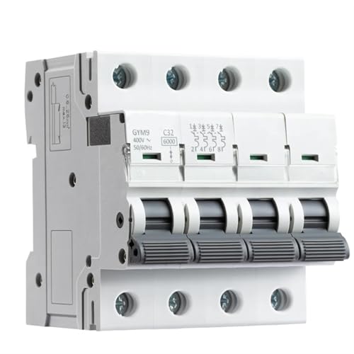 Disjoncteur MCB pour tableau triphasé GYM9 10A AC contre les courts-circuits