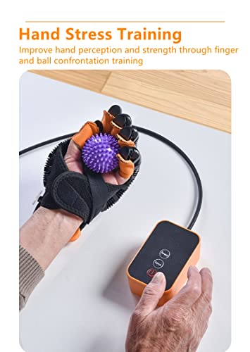 Image of Rehabilitation Robot Gloves Upgrade Hemiplegia Hand Stroke Recovery Equipment (Right Hand-M)