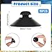 QfwdfcTrenz 15PCS Fish Tank Suction Cup Clips Aquarium Suction Cup Clip Black Fish Tank Attachments for Aquarium Heater, Tubing Hose, Overhead Line Tube, Decoration, Fishes Tank（28mm/1.1inch）