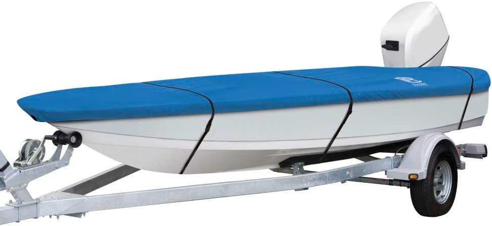 Stellex All Seasons Boat Cover, Fits Boats 12' - 14' L x 68" W, Trailerable Boat Cover with Polyester Fade-Resistant Fabric, Model AA